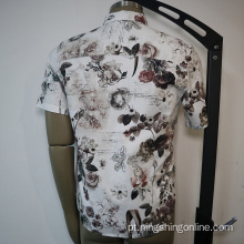 Camisa ocasional completa dos homens retrô